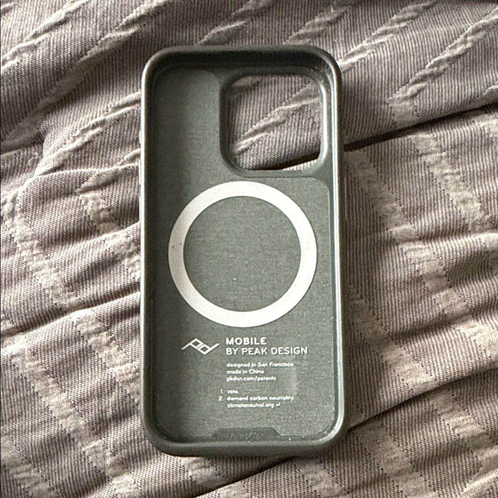 Peak Design sea green Phone Case